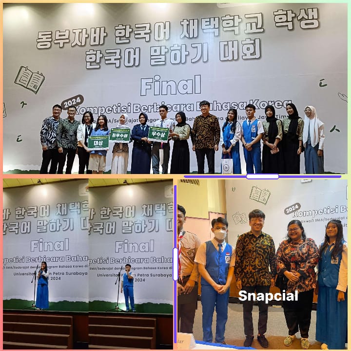 Gambar SMARUNA JUARA FAVE DLM LOMBA BERBICARA BAHASA KOREA