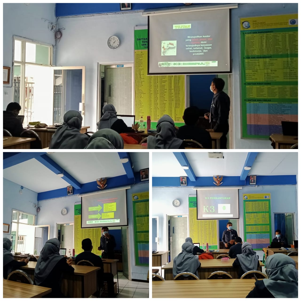 Gambar Sosialisasi K3 di SMK Barunawati Surabaya