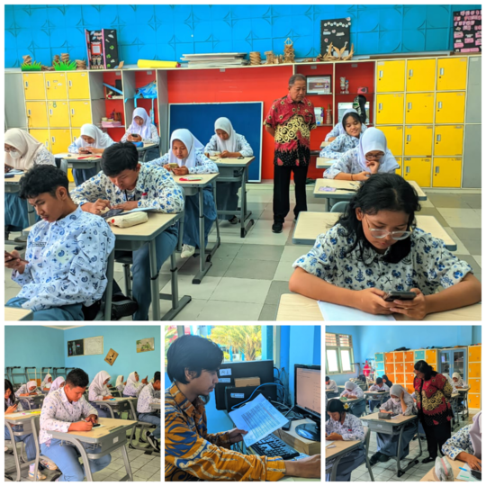 Gambar Sumatif Akhir Tahun (SAT) di SMA Barunawati Surabaya